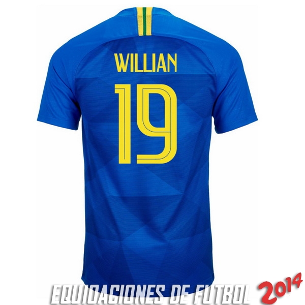 Willian Camiseta De Brasil de la Seleccion Segunda 2018
