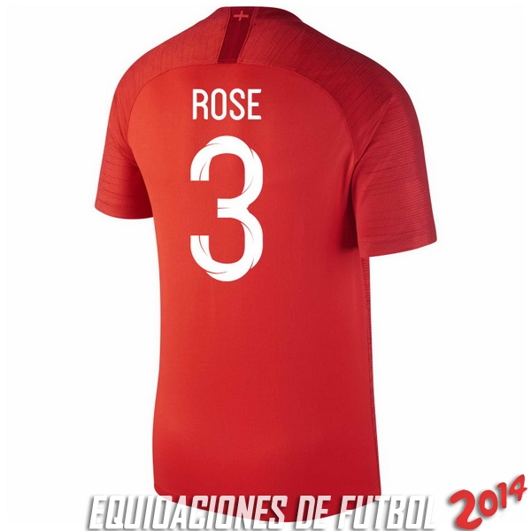 Rose Camiseta De Inglaterra de la Seleccion Segunda 2018