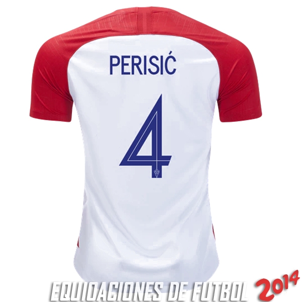 Perisic Camiseta De Croacia de la Seleccion Primera 2018