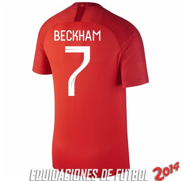 Beckham Camiseta De Inglaterra de la Seleccion Segunda 2018