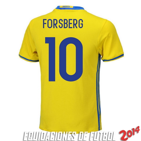 Forsberg Camiseta De Suecia de la Seleccion Primera 2018