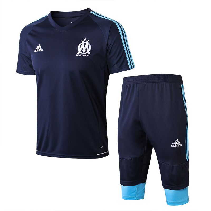 Entrenamiento Marsella Conjunto Completo 2017-18 Azul Marino Entrenamiento Marsella Conjunto Completo 2017-18 Azul Marino