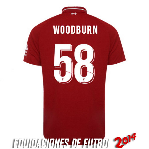 Woodburn de Camiseta De Liverpool de la Seleccion Primera 2018/2019