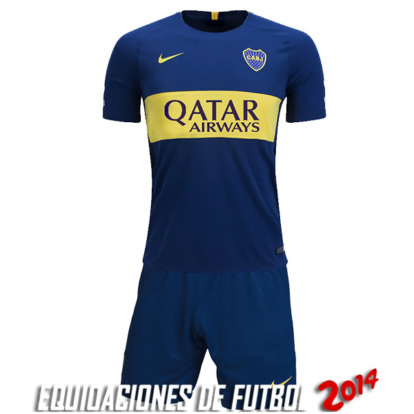 Camiseta Del Conjunto Completo Boca Juniors Nino Primera 2018/2019