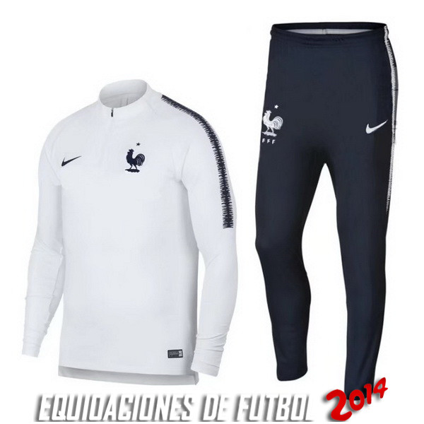 Chandal Ninos Francia Blanco 2018 Chandal Ninos Francia Blanco 2018