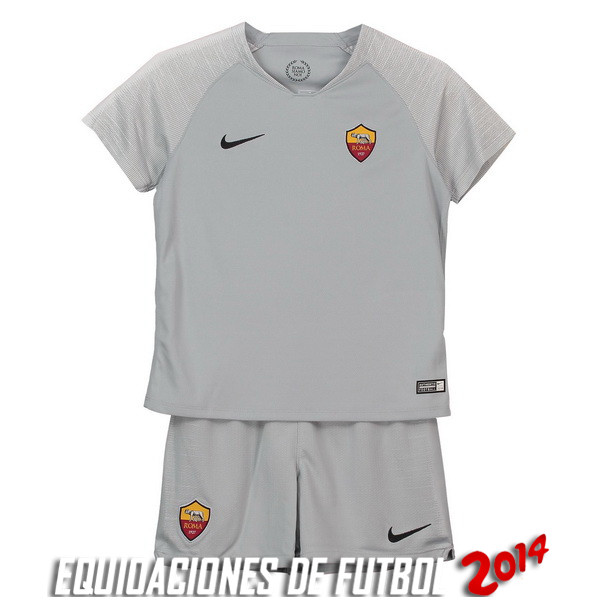 Camiseta Del Conjunto Completo AS Roma Ninos Segunda 2018/2019