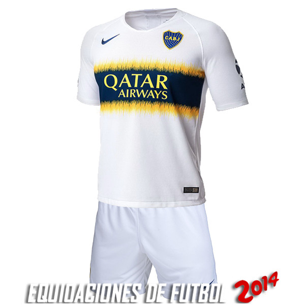 Camiseta Del Conjunto Completo Boca Juniors Nino Segunda 2018/2019