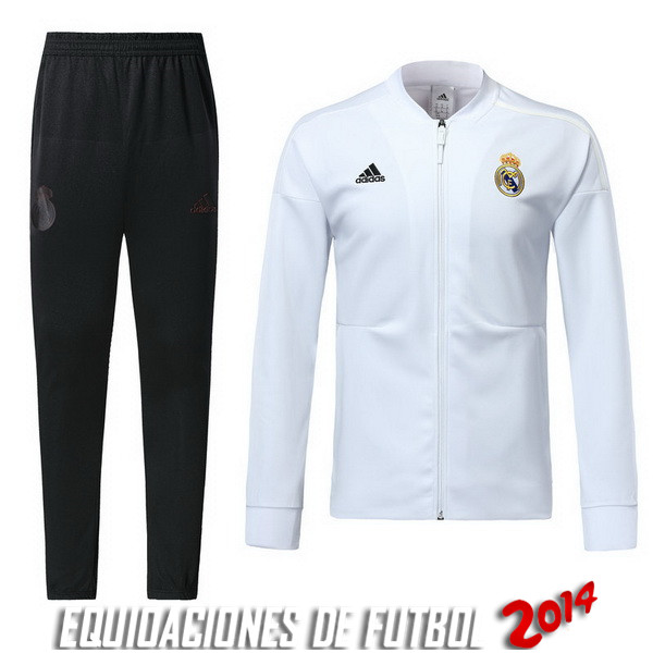 Chandal Real Madrid Blanco Negro 2018/2019 Chandal Real Madrid Blanco Negro 2018/2019