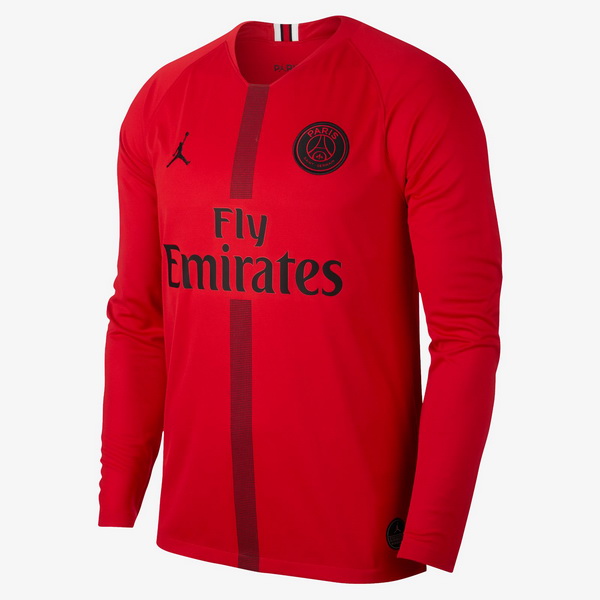 Camiseta Del Paris Saint Germain Manga Larga Rojo 2018/2019