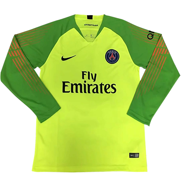 Camiseta Del Paris Saint Germain Manga Larga Verde 2018/2019