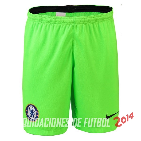 Camiseta Del Chelsea Pantalones Portero Verde 2018/2019