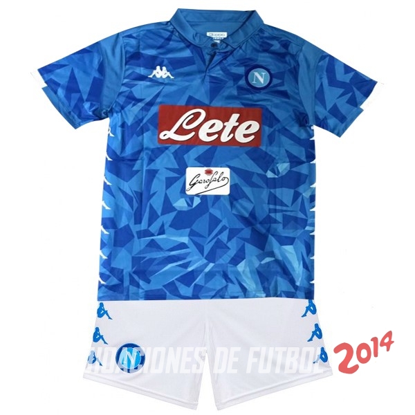 Camiseta Del Conjunto Completo Napoli Nino Primera 2018/2019