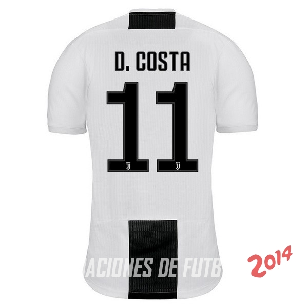 NO.11 D.Costa de Camiseta Del Juventus Primera Equipacion 2018/2019