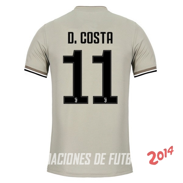 NO.11 D.Costa de Camiseta Del Juventus Segunda Equipacion 2018/2019