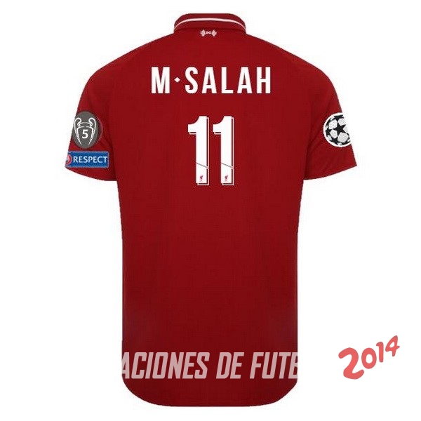 NO.11 M.Salah de Camiseta Del Liverpool Primera Equipacion 2018/2019