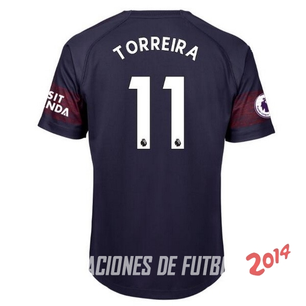 NO.11 Torreira Segunda Camiseta Arsenal Segunda Equipacion 2018/2019