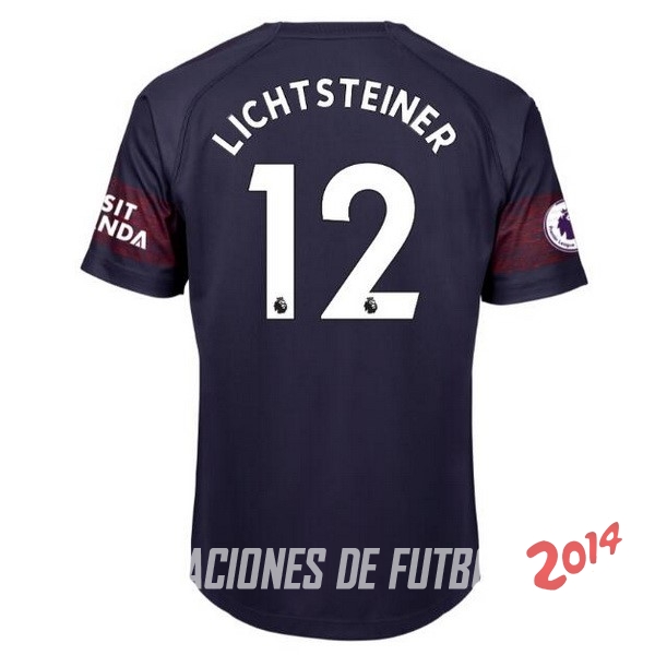 NO.12 Lichtsteiner Segunda Camiseta Arsenal Segunda Equipacion 2018/2019