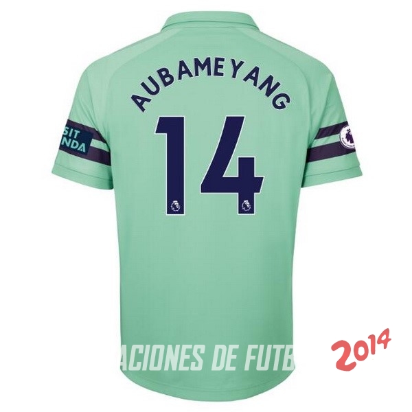 NO.14 Aubameyang de Camiseta Del Arsenal Tercera Equipacion 2018/2019