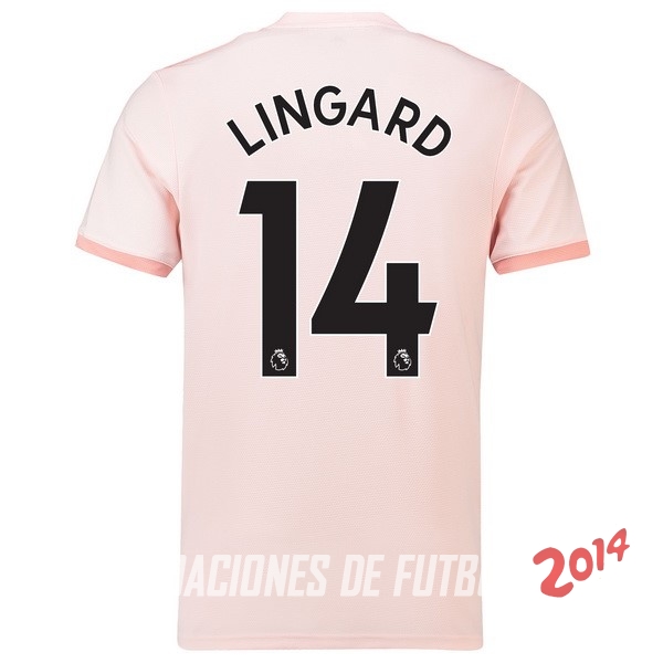 NO.14 Lingard Segunda Camiseta Manchester United Segunda Equipacion 2018/2019