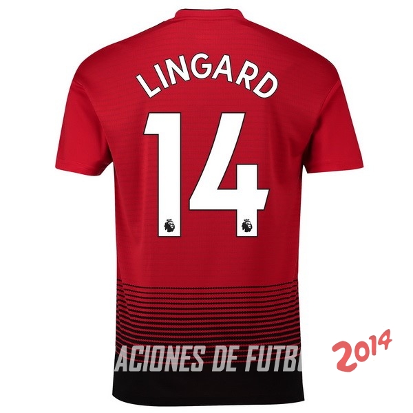 NO.14 Lingard de Camiseta Del Manchester United Primera Equipacion 2018/2019