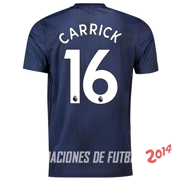 NO.16 Carrick de Camiseta Del Manchester United Tercera Equipacion 2018/2019