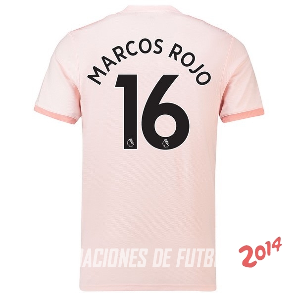 NO.16 Marcos Rojo Segunda Camiseta Manchester United Segunda Equipacion 2018/2019