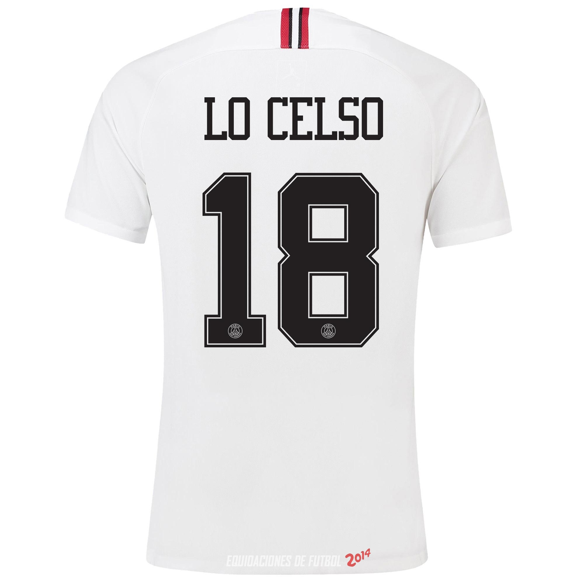 NO.18 Lo Celso de Camiseta Del Paris Saint Germain Tercera Segunda Equipacion 2018/2019