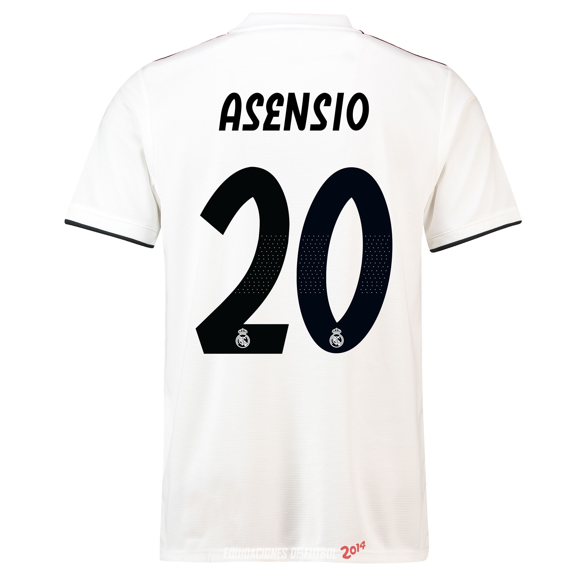 NO.20 Asensio de Camiseta Del Real Madrid Primera Equipacion 2018/2019 NO.20 Asensio de Camiseta Del Real Madrid Primera Equipacion 2018/2019