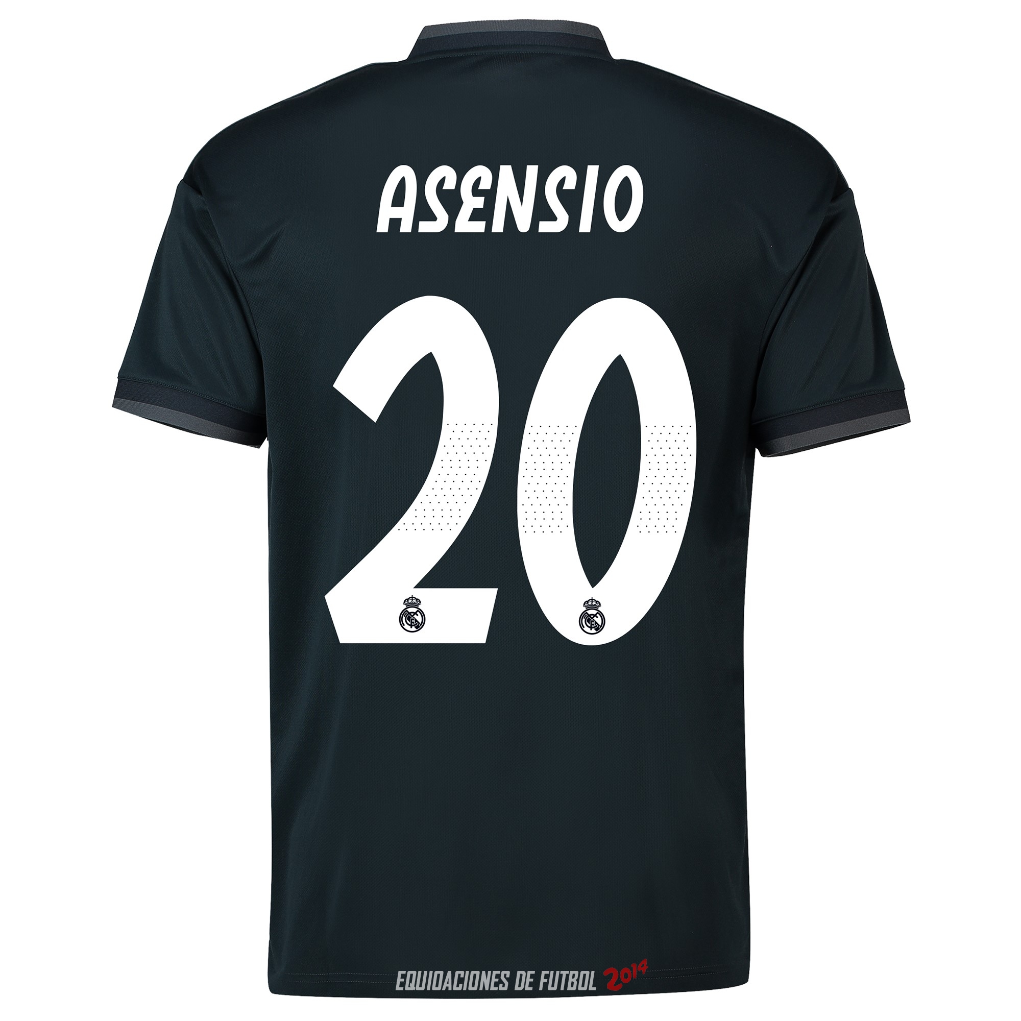 NO.20 Asensio de Camiseta Del Real Madrid Segunda Equipacion 2018/2019 NO.20 Asensio de Camiseta Del Real Madrid Segunda Equipacion 2018/2019