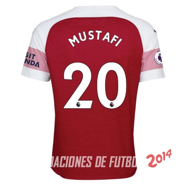 NO.20 Mustafi de Camiseta Del Arsenal Primera Equipacion 2018/2019