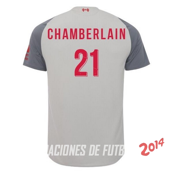 NO.21 Chamberlain de Camiseta Del Liverpool Tercera Equipacion 2018/2019