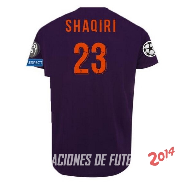 NO.23 Shaqiri Segunda Camiseta Liverpool Segunda Equipacion 2018/2019