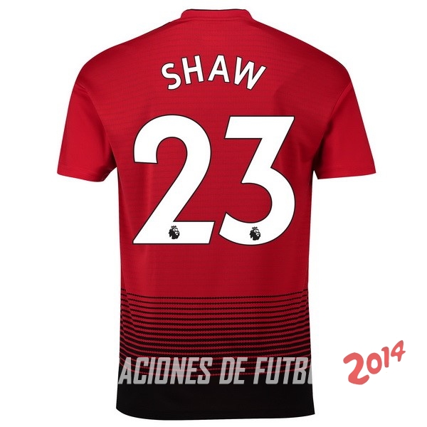 NO.23 Shaw de Camiseta Del Manchester United Primera Equipacion 2018/2019