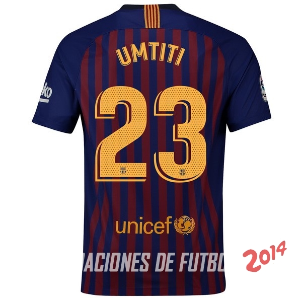 NO.23 Umtiti de Camiseta Del Barcelona Primera Equipacion 2018/2019