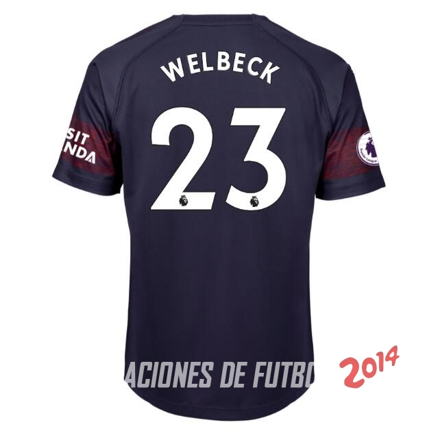 NO.23 Welbeck Segunda Camiseta Arsenal Segunda Equipacion 2018/2019