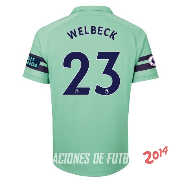 NO.23 Welbeck de Camiseta Del Arsenal Tercera Equipacion 2018/2019