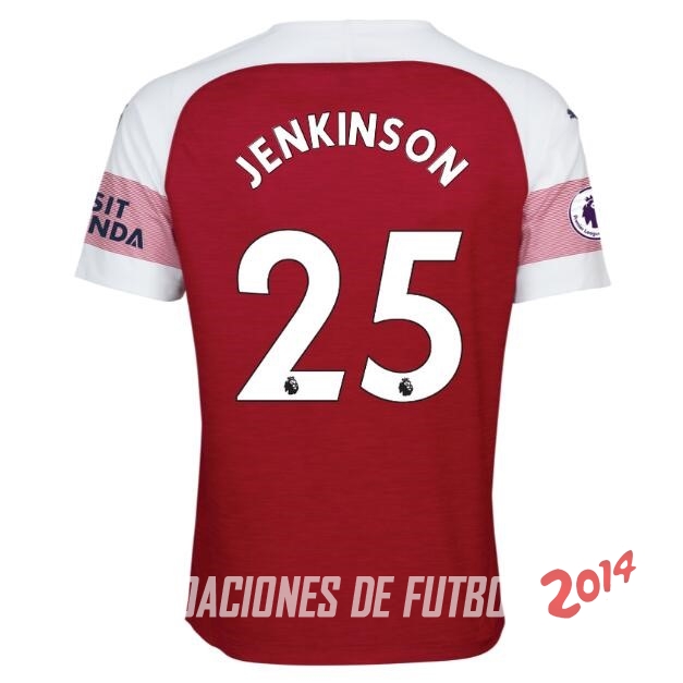NO.25 Jenkinson de Camiseta Del Arsenal Primera Equipacion 2018/2019
