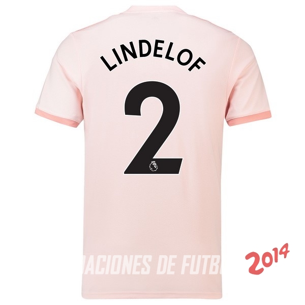 NO.2 Lindelof Segunda Camiseta Manchester United Segunda Equipacion 2018/2019