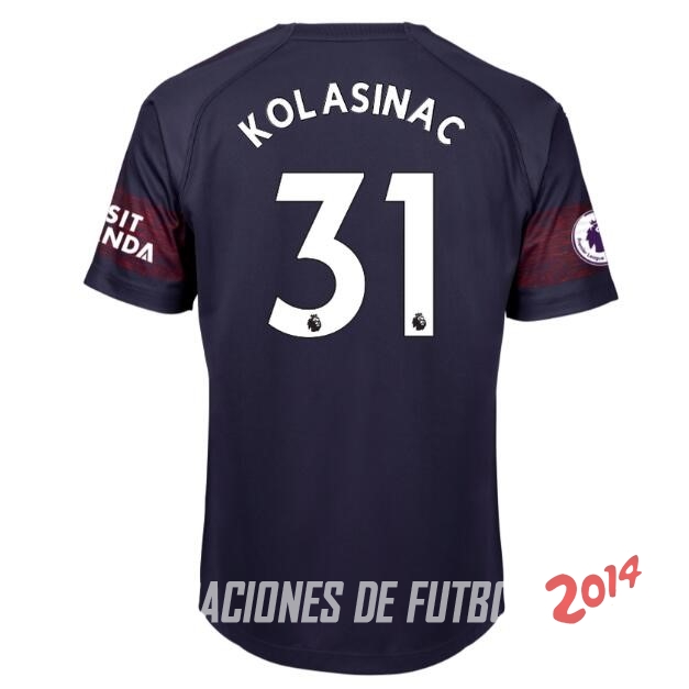 NO.31 Kolasinac Segunda Camiseta Arsenal Segunda Equipacion 2018/2019