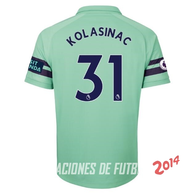 NO.31 Kolasinac de Camiseta Del Arsenal Tercera Equipacion 2018/2019
