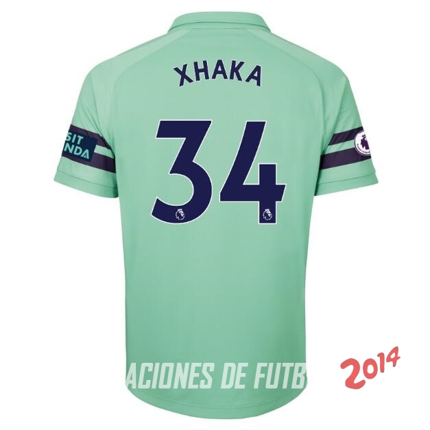 NO.34 Xhaka de Camiseta Del Arsenal Tercera Equipacion 2018/2019