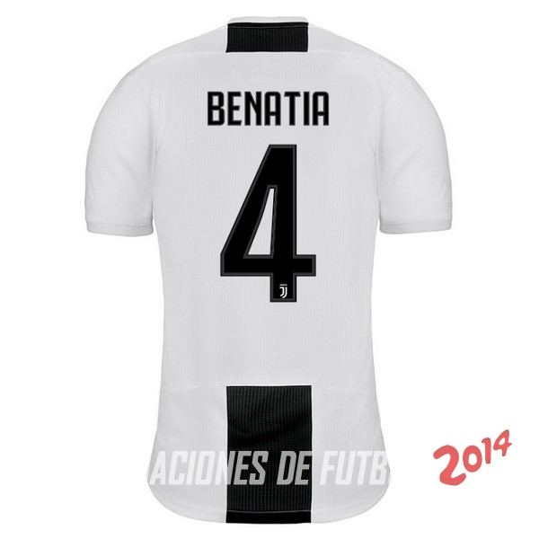 NO.4 Benatia de Camiseta Del Juventus Primera Equipacion 2018/2019
