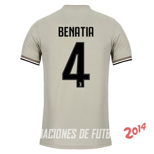 NO.4 Benatia de Camiseta Del Juventus Segunda Equipacion 2018/2019