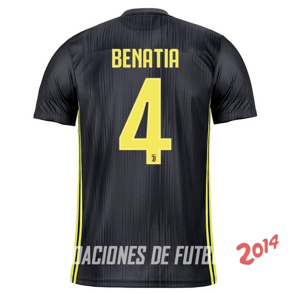 NO.4 Benatia de Camiseta Del Juventus Tercera Equipacion 2018/2019
