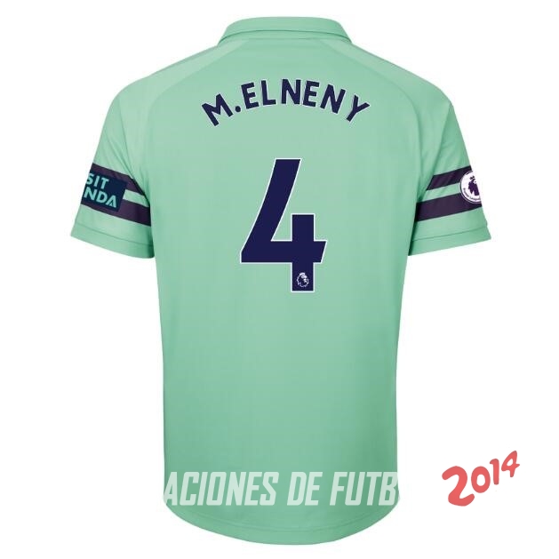 NO.4 M.Elneny de Camiseta Del Arsenal Tercera Equipacion 2018/2019