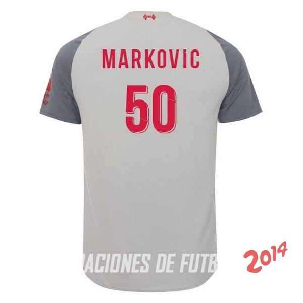 NO.50 Markovic de Camiseta Del Liverpool Tercera Equipacion 2018/2019