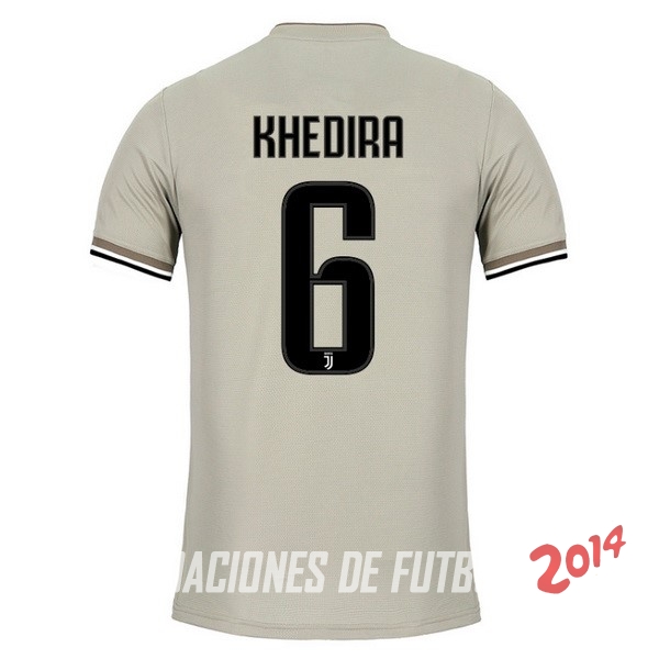 NO.6 Khedira de Camiseta Del Juventus Segunda Equipacion 2018/2019