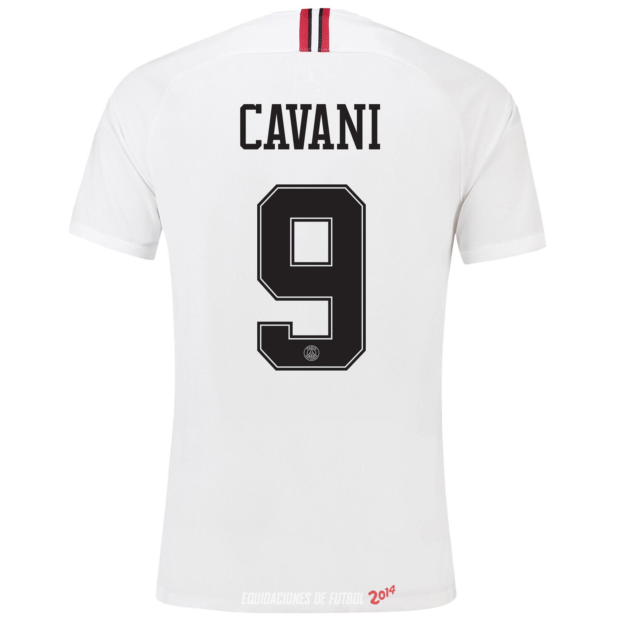 NO.9 Cavani de Camiseta Del Paris Saint Germain Tercera Segunda Equipacion 2018/2019