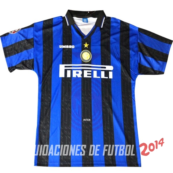 Retro Camiseta De Inter Milán Primera 1997/1998