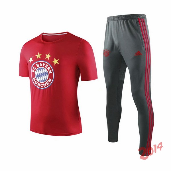 Entrenamiento Bayern Munich Conjunto Completo 2019/2020 Rojo Gris